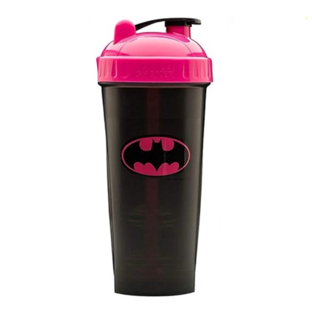 Black & Pink Batman Shaker Bottle